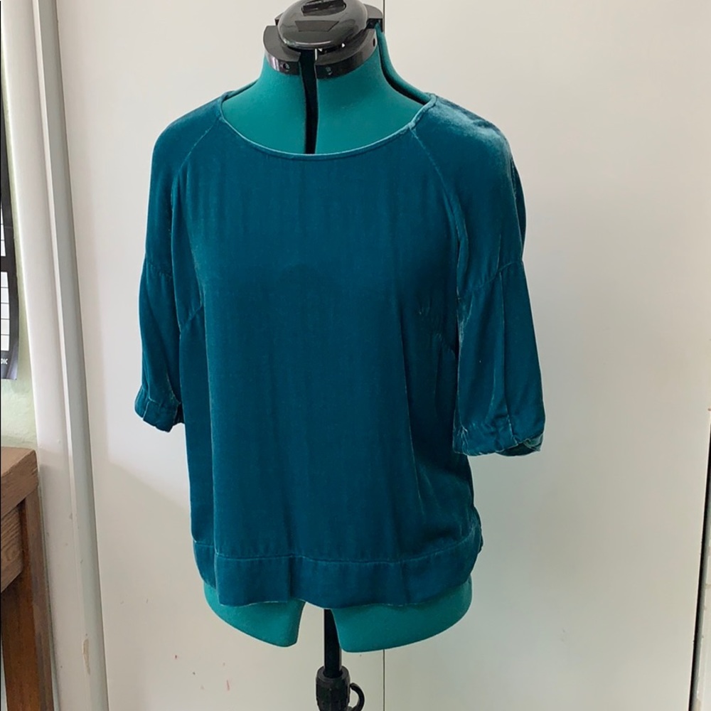 Boden Velvet Blouse